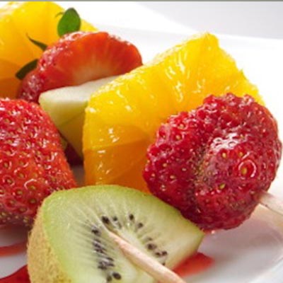 espetada de fruta