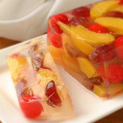gelatina de fruta