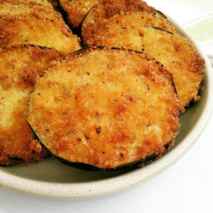 Beringela panada c/ arroz