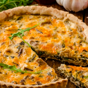 Quiche de legumes c/ arroz