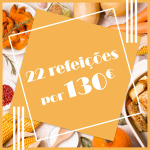 22 refeições por 130€