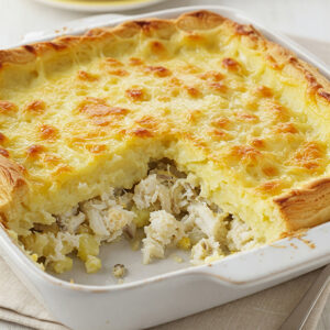 Empadão de bacalhau