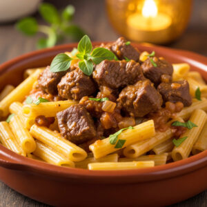 Massada de carne à portuguesa