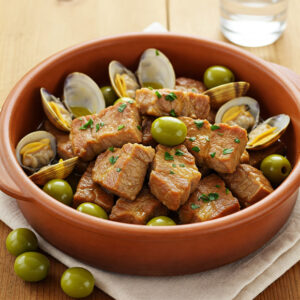 Carne à alentejana