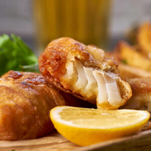 Pescada dourada c/ arroz de ervilhas